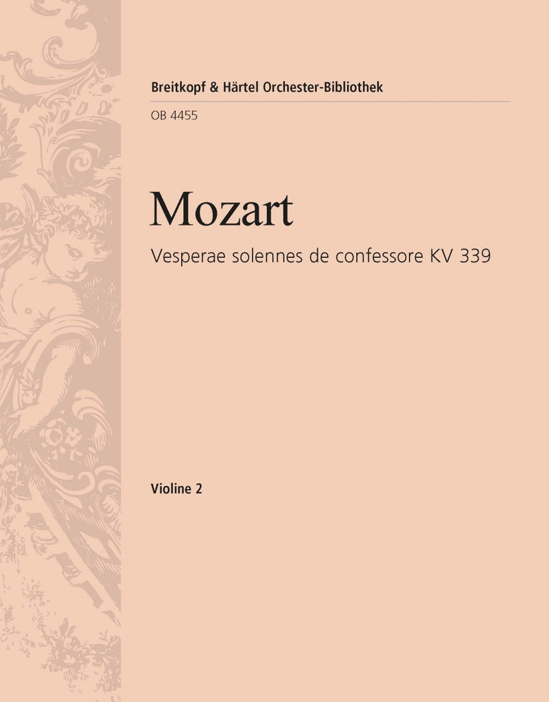 Vesperae solennes de confessore K. 339 [violin 2 part]