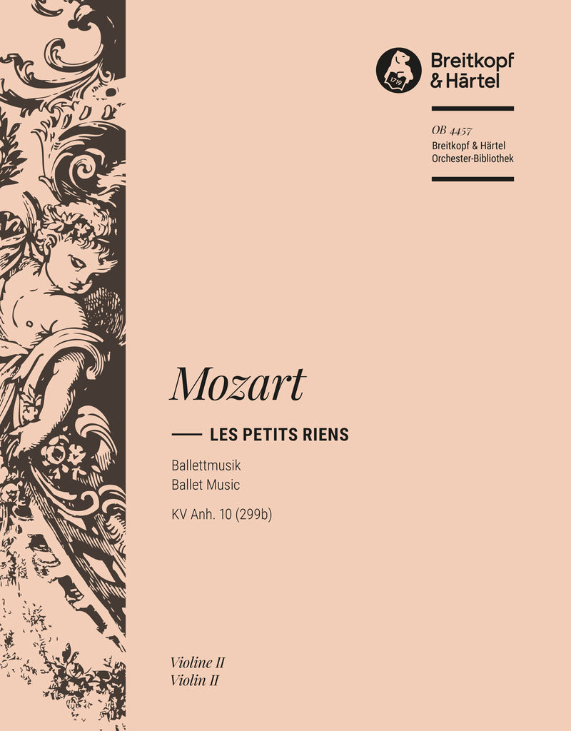 Les petits riens K. App. 10 (299b) [violin 2 part]