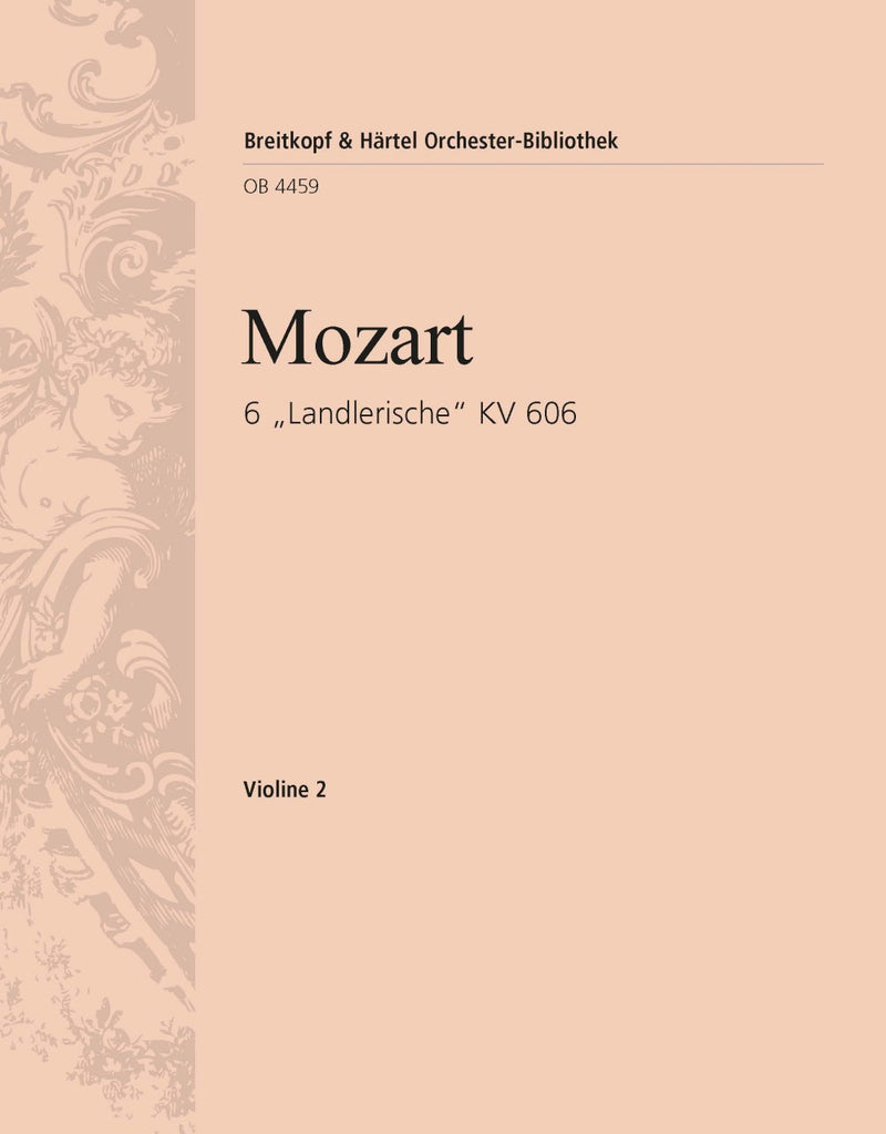 6 "Landlerische" K. 606 [violin 2 part]