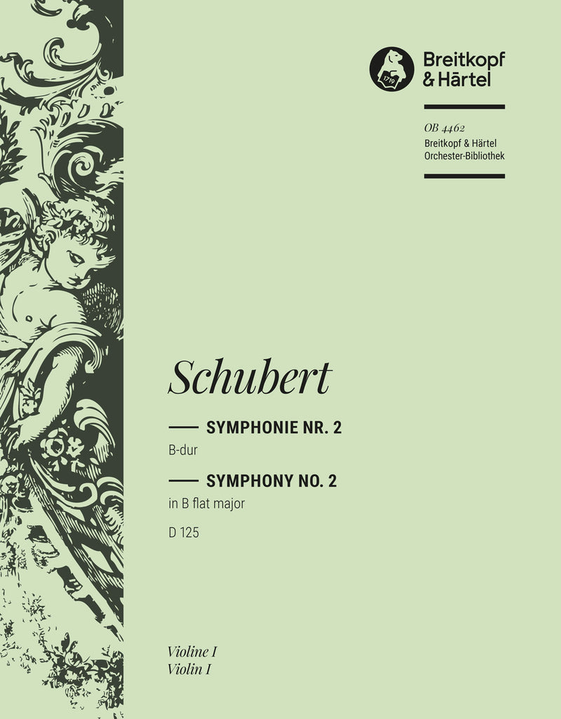 Symphony No. 2 in Bb major D 125 [violin 1 part]