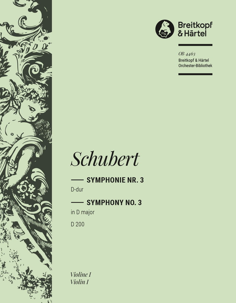 Symphony No. 3 in D major D 200 [violin 1 part]