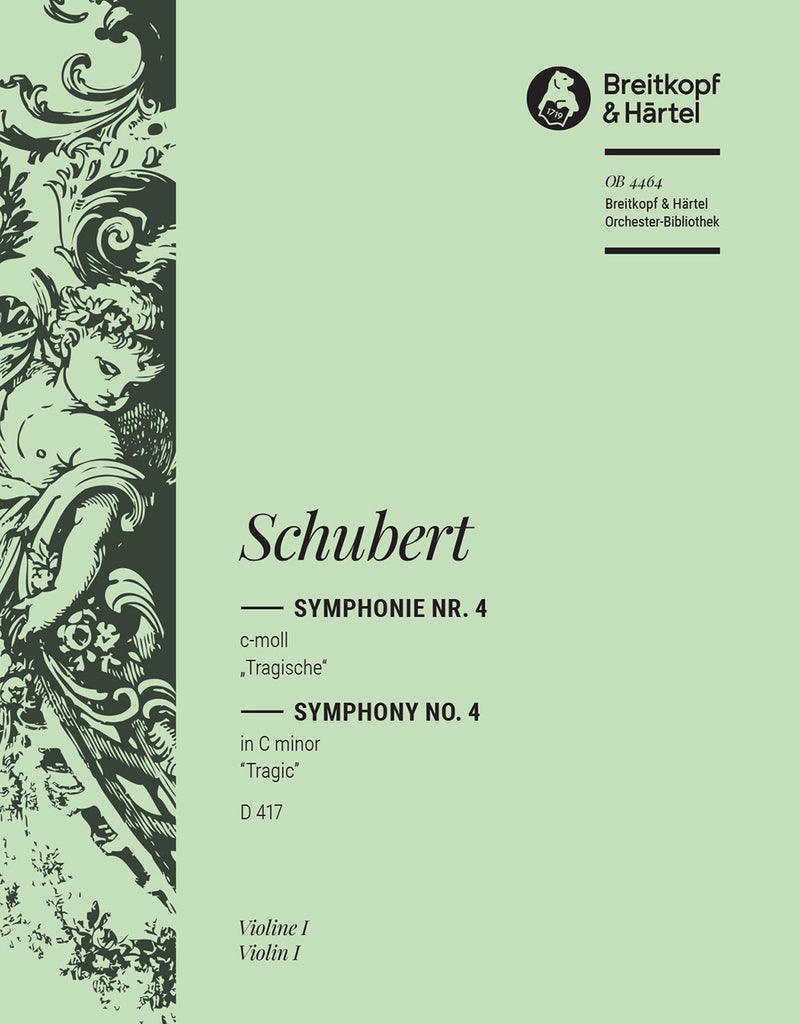 Symphony No. 4 in C minor D 417 [violin 1 part]