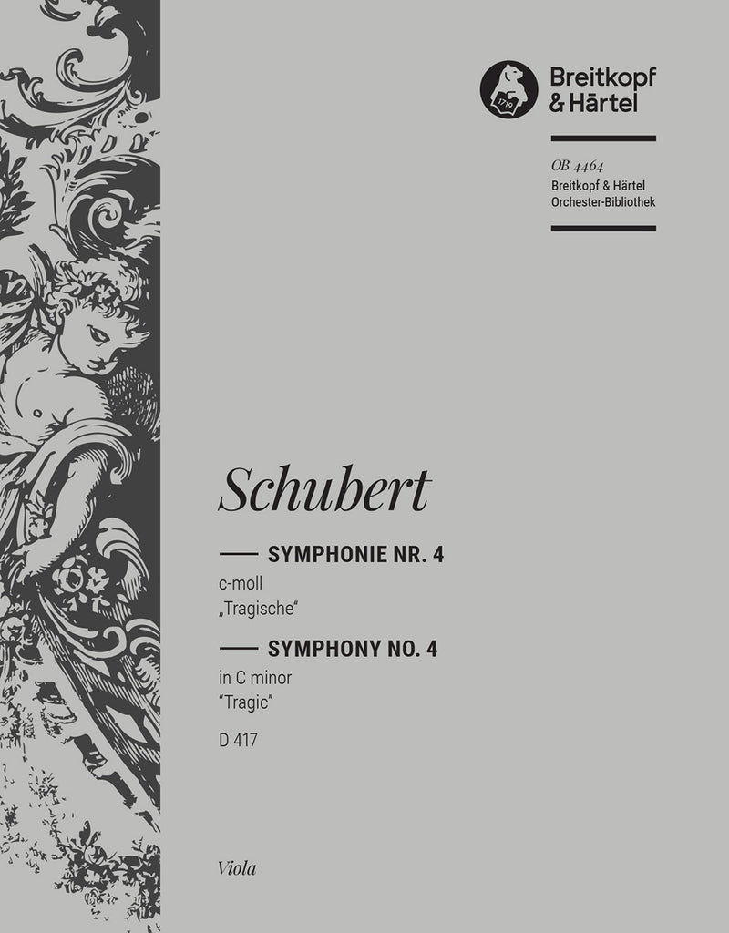 Symphony No. 4 in C minor D 417 [viola part]
