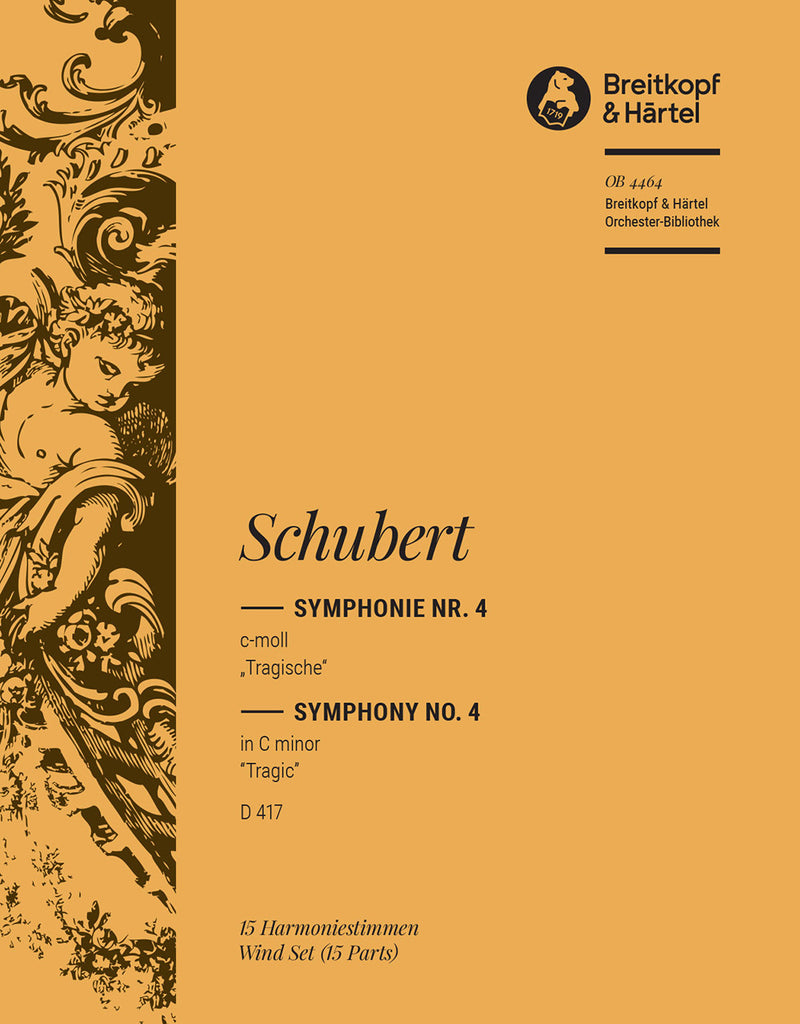 Symphony No. 4 in C minor D 417 [wind parts]