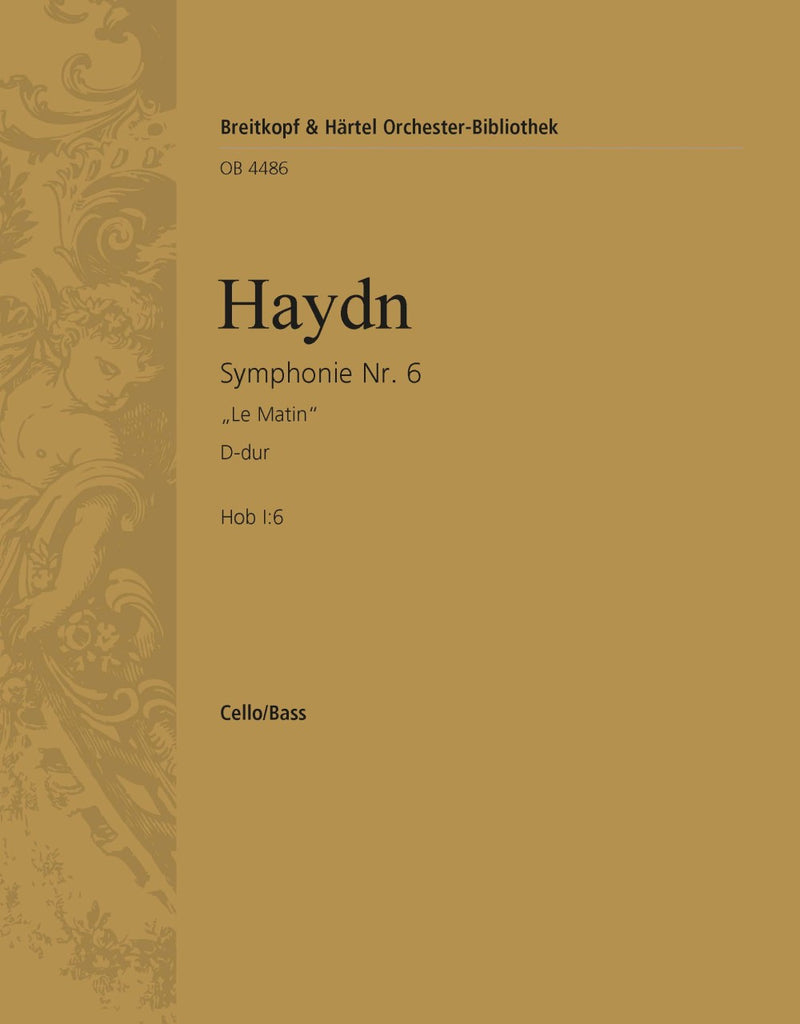 Symphony No. 6 in D major Hob I:6 [basso (cello/double bass) part]