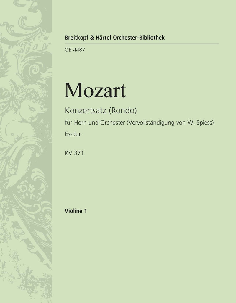 Concert Rondo in Eb major K. 371 [violin 1 part]