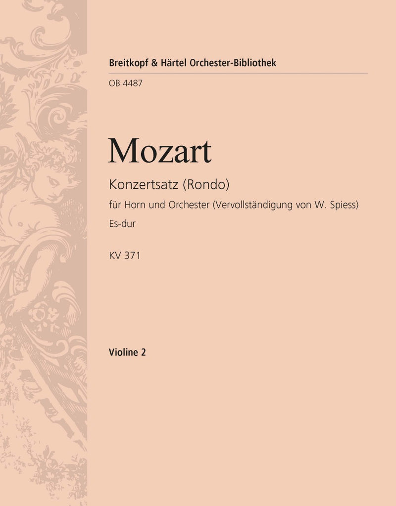 Concert Rondo in Eb major K. 371 [violin 2 part]