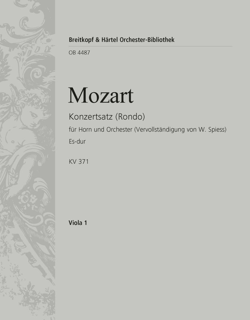 Concert Rondo in Eb major K. 371 [viola part]