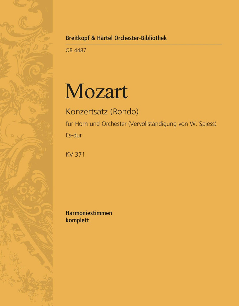 Concert Rondo in Eb major K. 371 [wind parts]