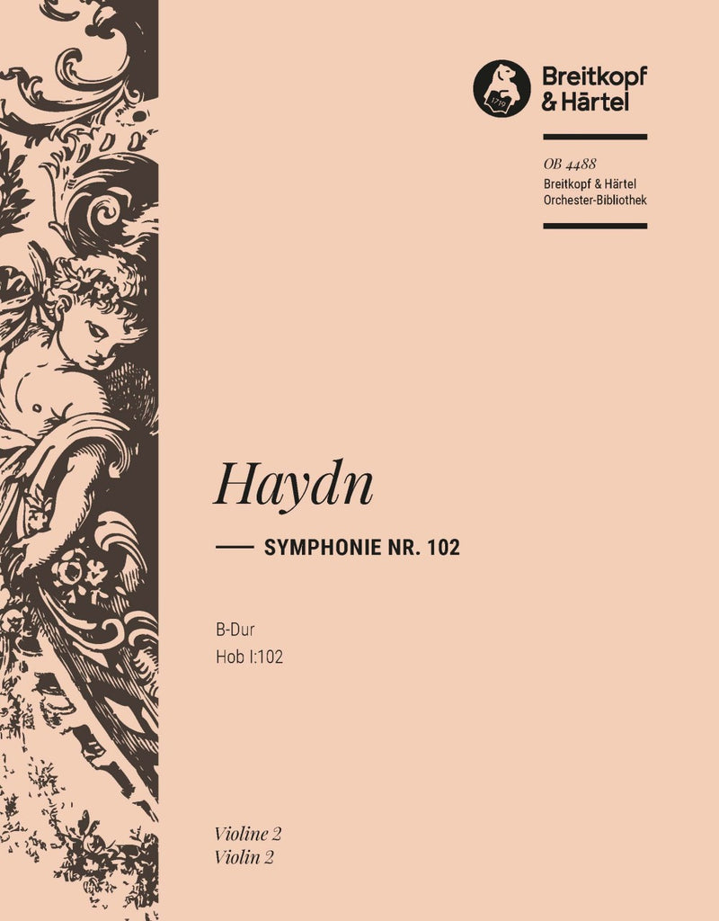 Symphony No. 102 in Bb major Hob I:102 [violin 2 part]