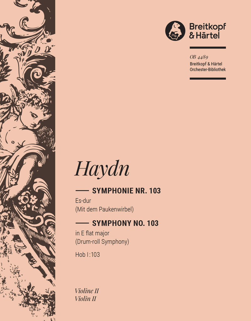 Symphony No. 103 in Eb major Hob I:103 [violin 2 part]