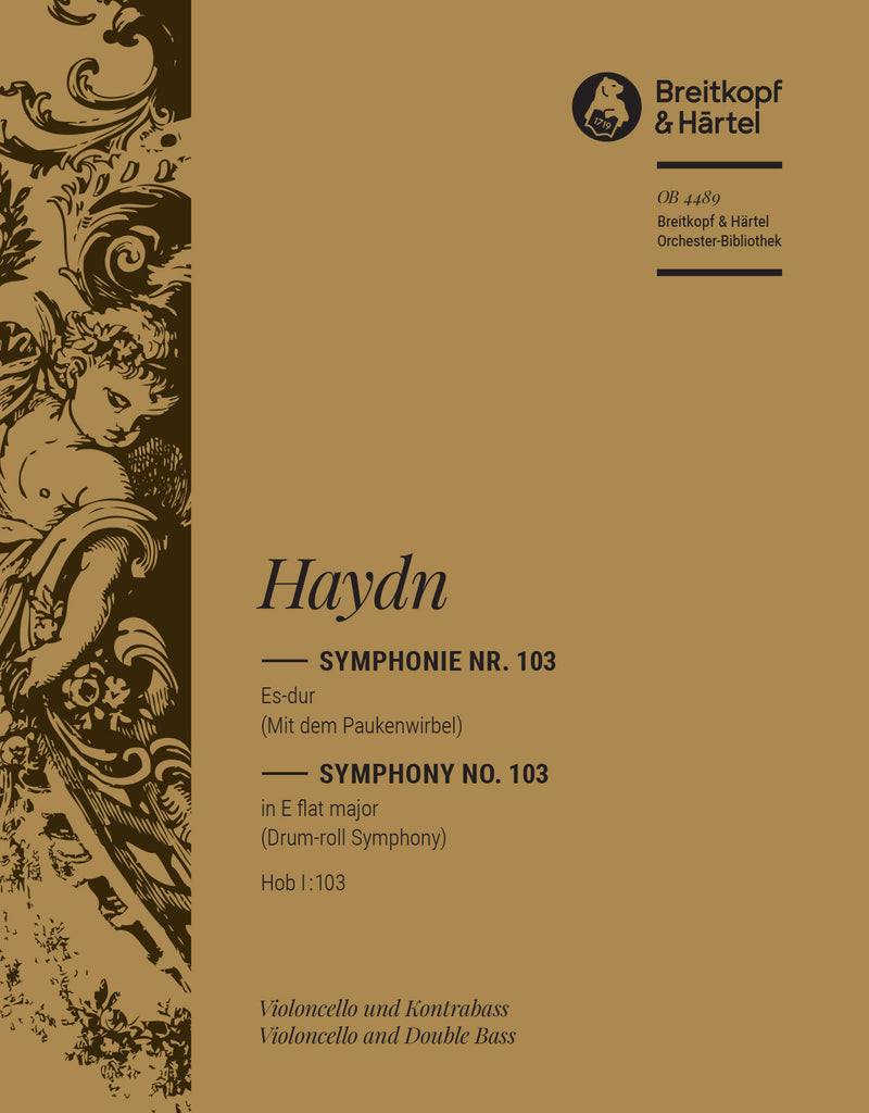 Symphony No. 103 in Eb major Hob I:103 [basso (cello/double bass) part]