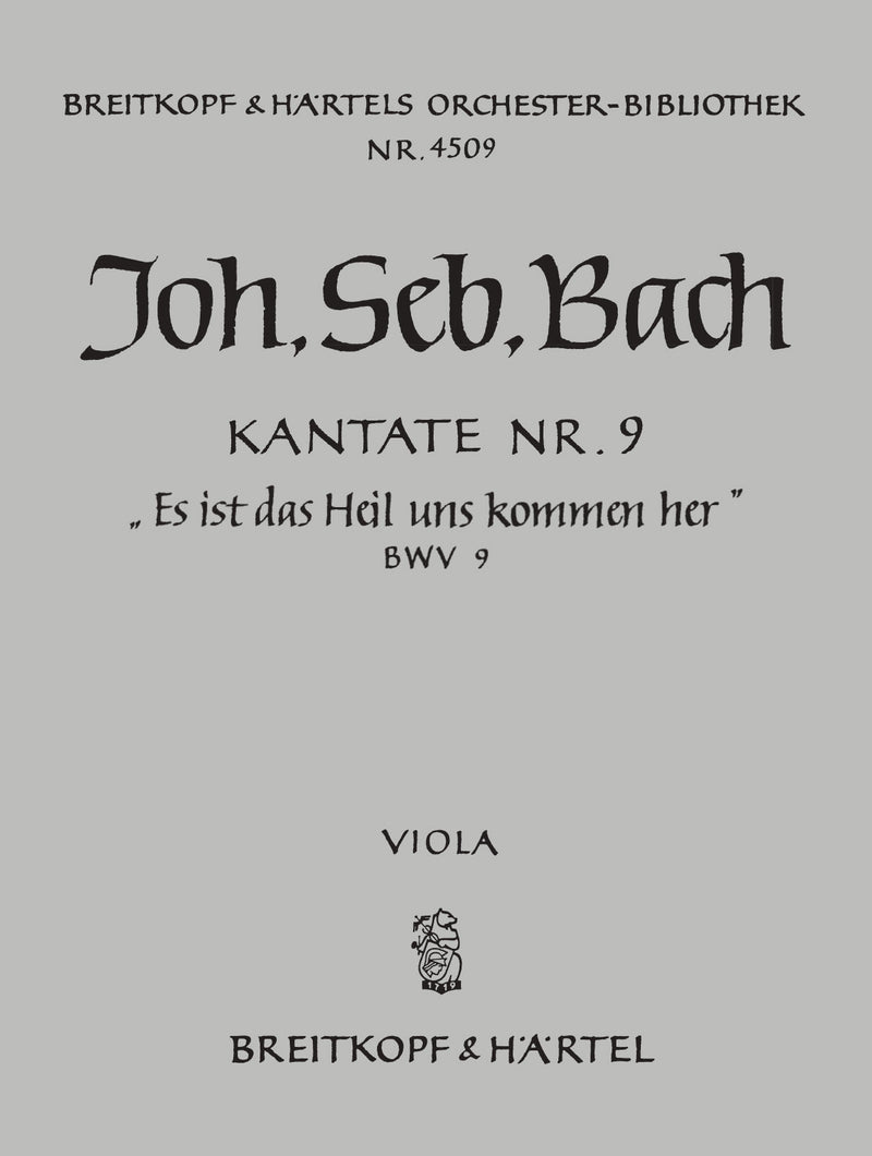 Kantate BWV 9 "Es ist das Heil uns kommen her" [viola part]