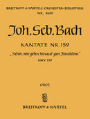 Kantate BWV 159 "Sehet, wir gehn hinauf gen Jerusalem" [oboe part]