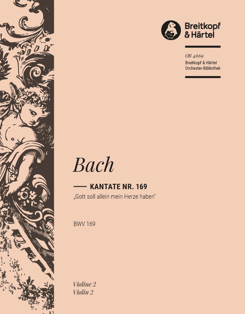 Kantate BWV 169 "Gott soll allein mein Herze haben" [violin 2 part]