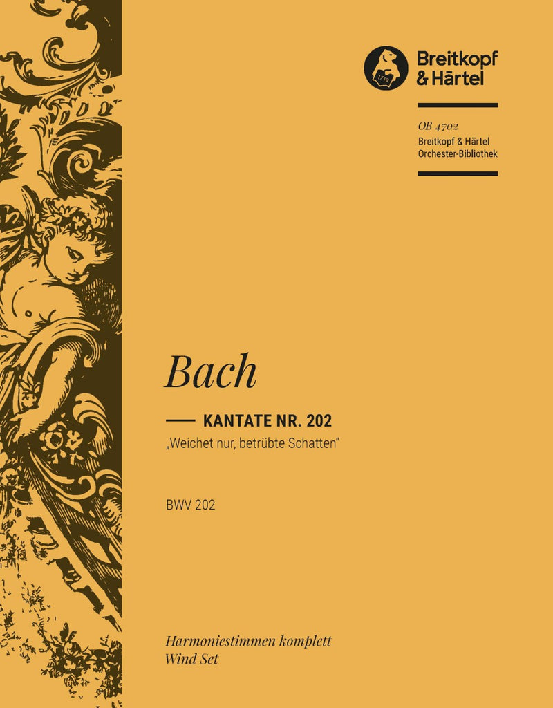 Kantate BWV 202 "Weichet nur, betrübte Schatten" [oboe part]
