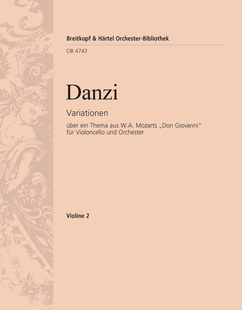 Variations on a theme from W.A. Mozart's "Don Giovanni" [violin 2 part]