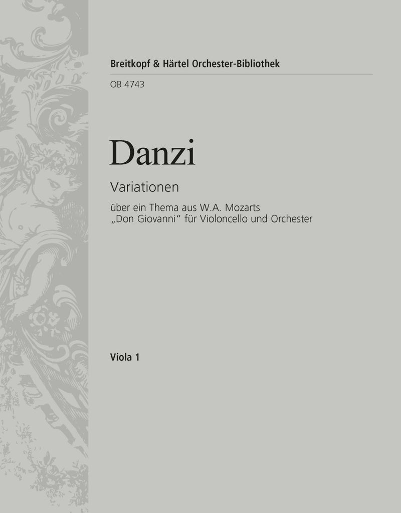 Variations on a theme from W.A. Mozart's "Don Giovanni" [viola part]