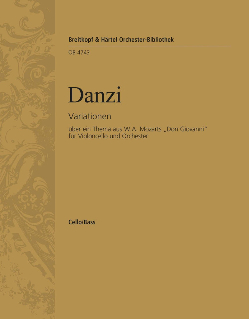 Variations on a theme from W.A. Mozart's "Don Giovanni" [basso (cello/double bass) part]