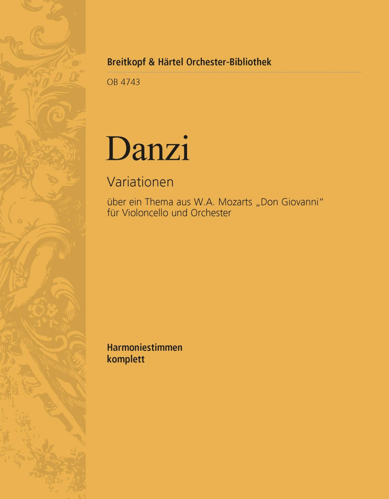 Variations on a theme from W.A. Mozart's "Don Giovanni" [wind parts]