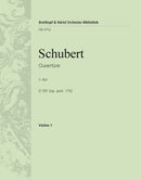 Overture in C major D 591 [Op. post. 170] [violin 1 part]