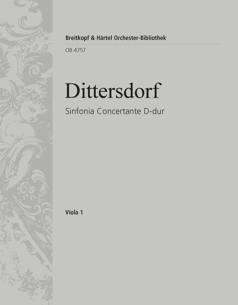 Sinfonia Concertante in D major [viola part]