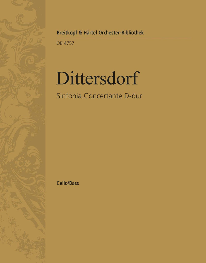 Sinfonia Concertante in D major [basso (cello/double bass) part]