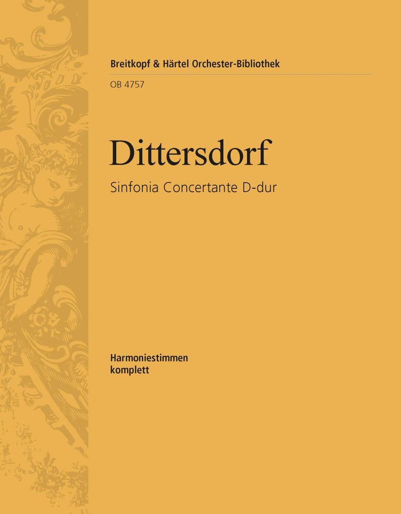 Sinfonia Concertante in D major [wind parts]