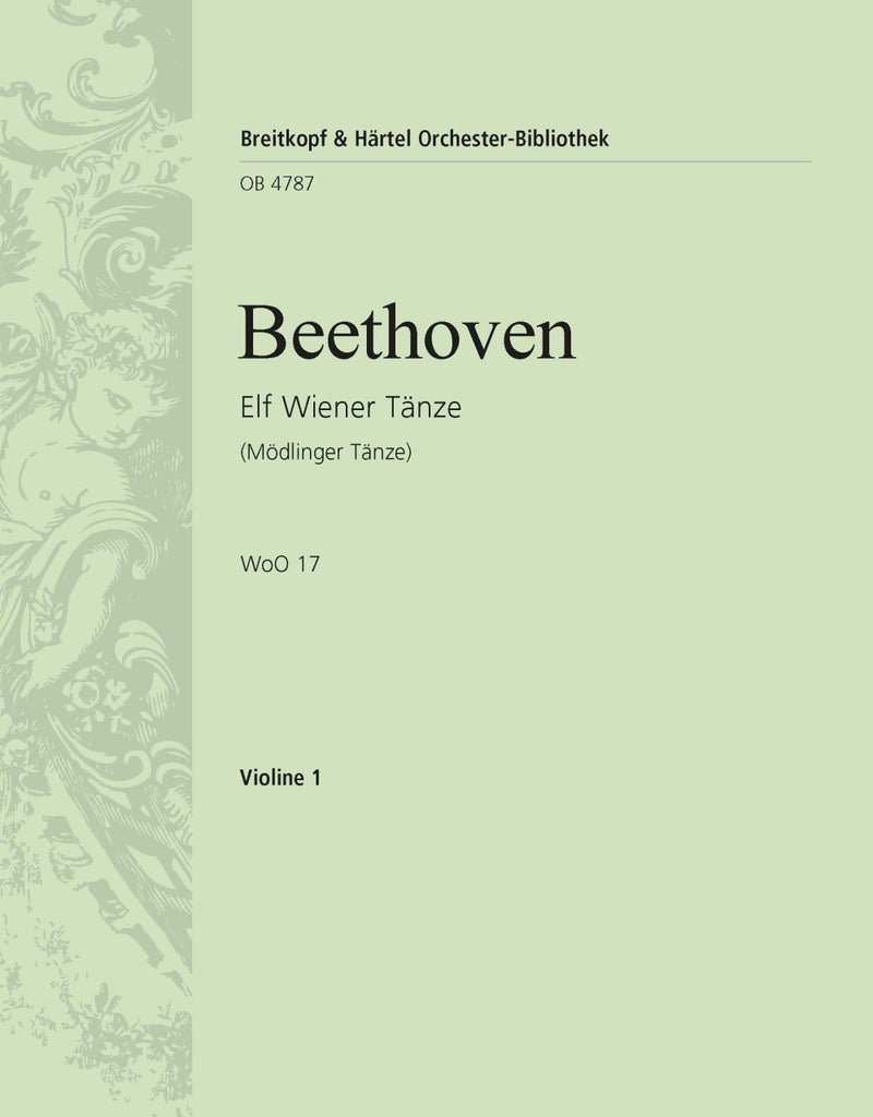 11 Viennese Dances WoO 17 [violin 1 part]