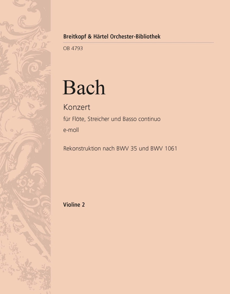 Flute Concerto in E minor [violin 2 part]
