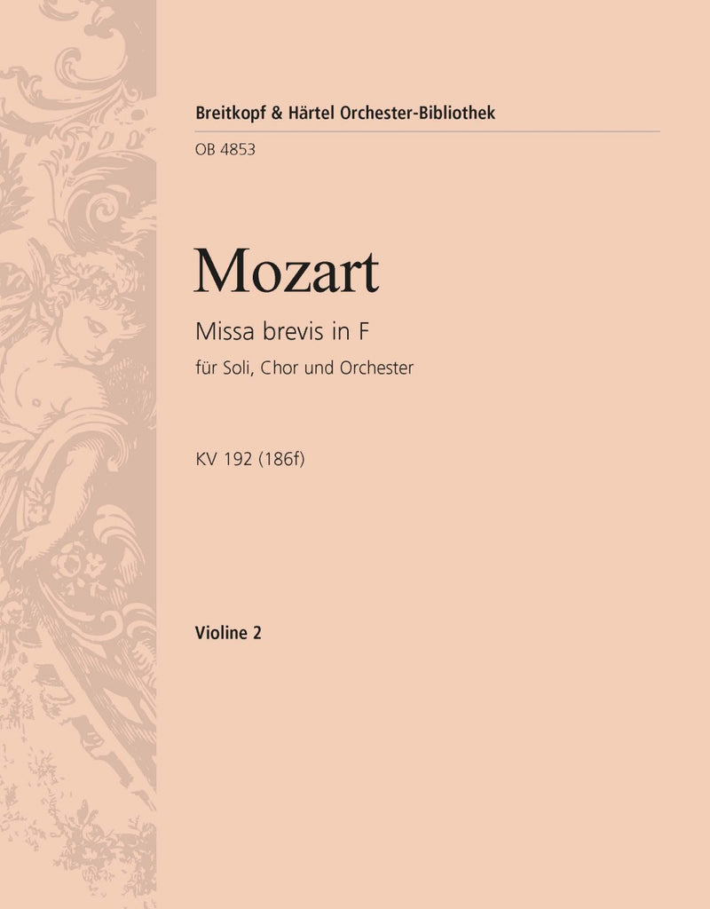 Missa brevis in F major K. 192 (186f) [violin 2 part]