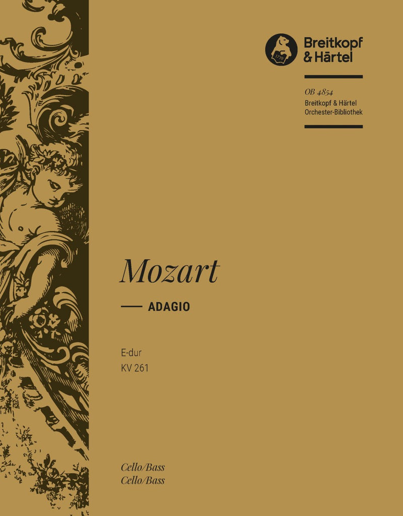 Adagio in E major K. 261 [basso (cello/double bass) part]
