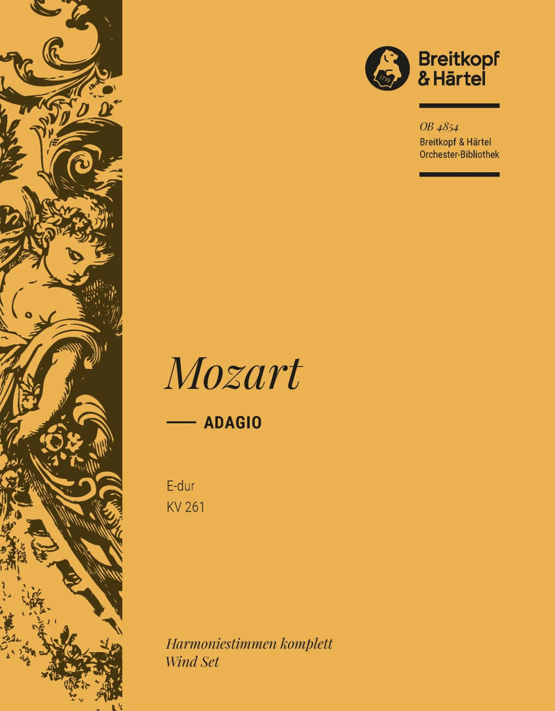 Adagio in E major K. 261 [wind parts]