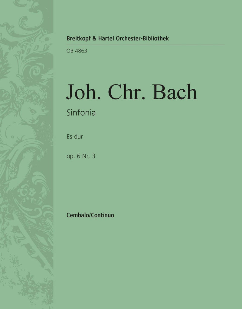 Sinfonia in Eb major Op. 6 No. 3 [harpsichord/piano part]