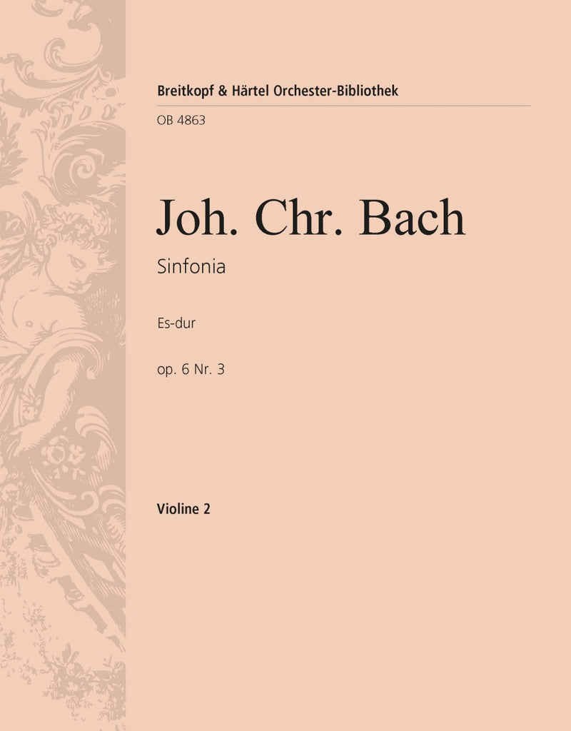 Sinfonia in Eb major Op. 6 No. 3 [violin 2 part]