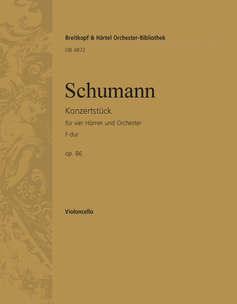 Concert Piece in F major Op. 86 [violoncello part]