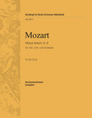 Missa brevis in D minor K. 65 (61a) [wind parts]