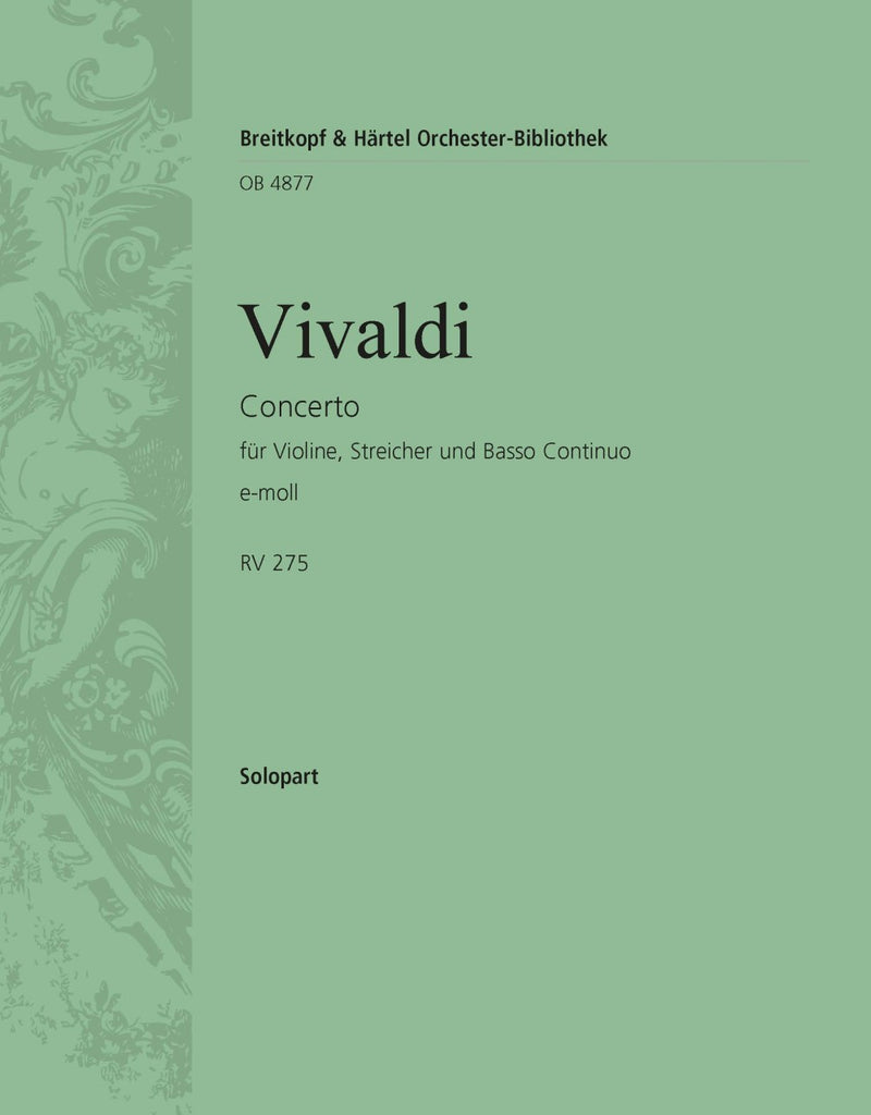 Concerto in E minor RV 275 [solo vl part]
