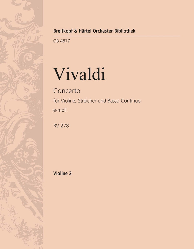 Concerto in E minor RV 275 [violin 2 part]