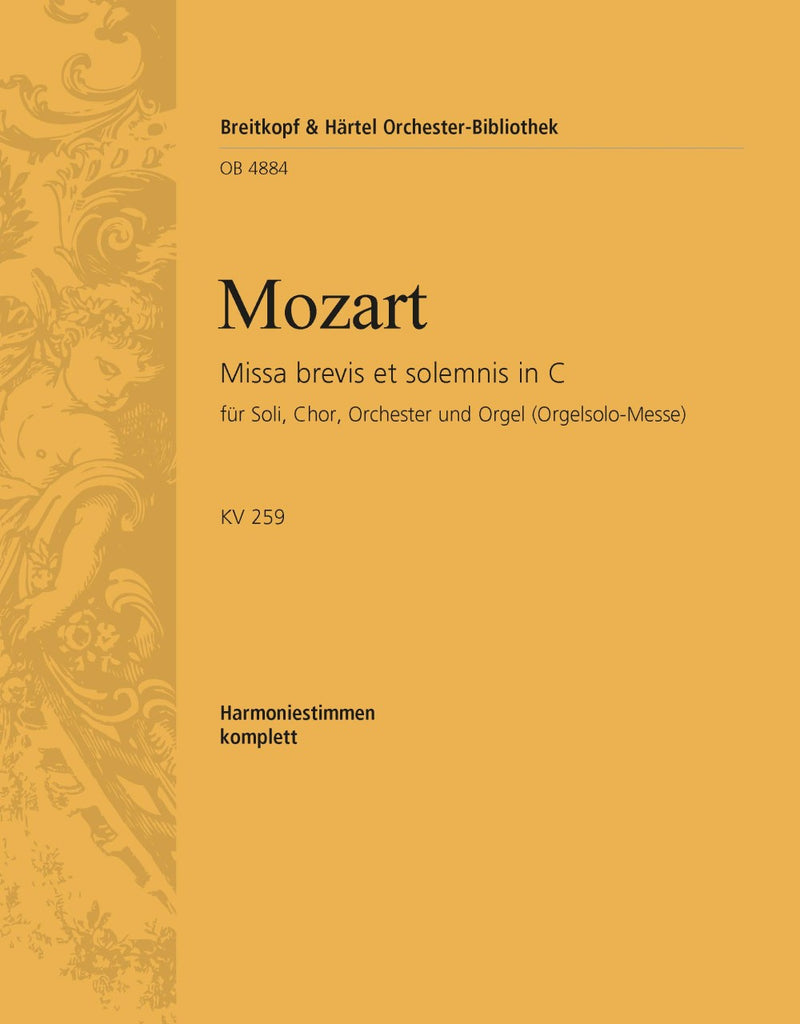 Missa brevis et solemnis in C major K. 259 [wind parts]