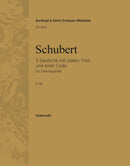 5 German Dances with 7 Trios and a Coda D 90 [violoncello part]
