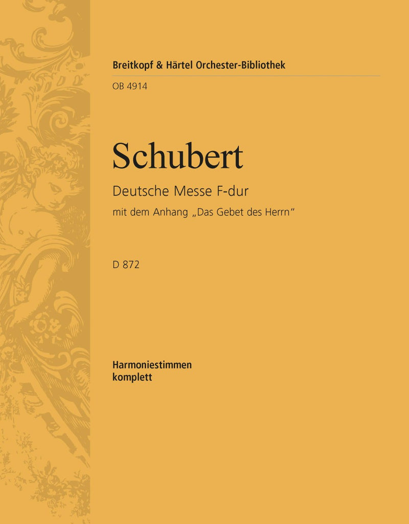 Deutsche Messe in F major D 872 [wind parts]