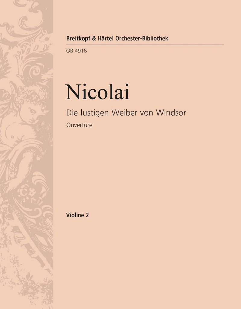 The Merry Wives of Windsor – Overture [violin 2 part]