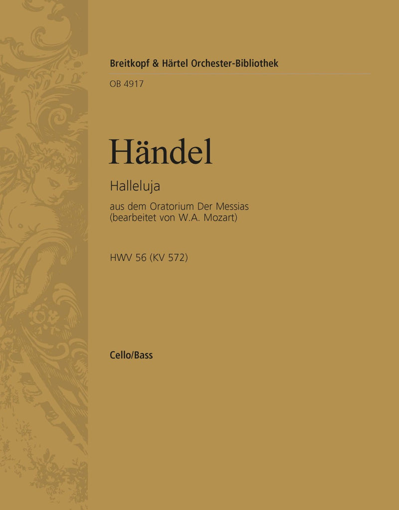 Halleluja from "Messiah" HWV 56 [basso (cello/double bass) part]