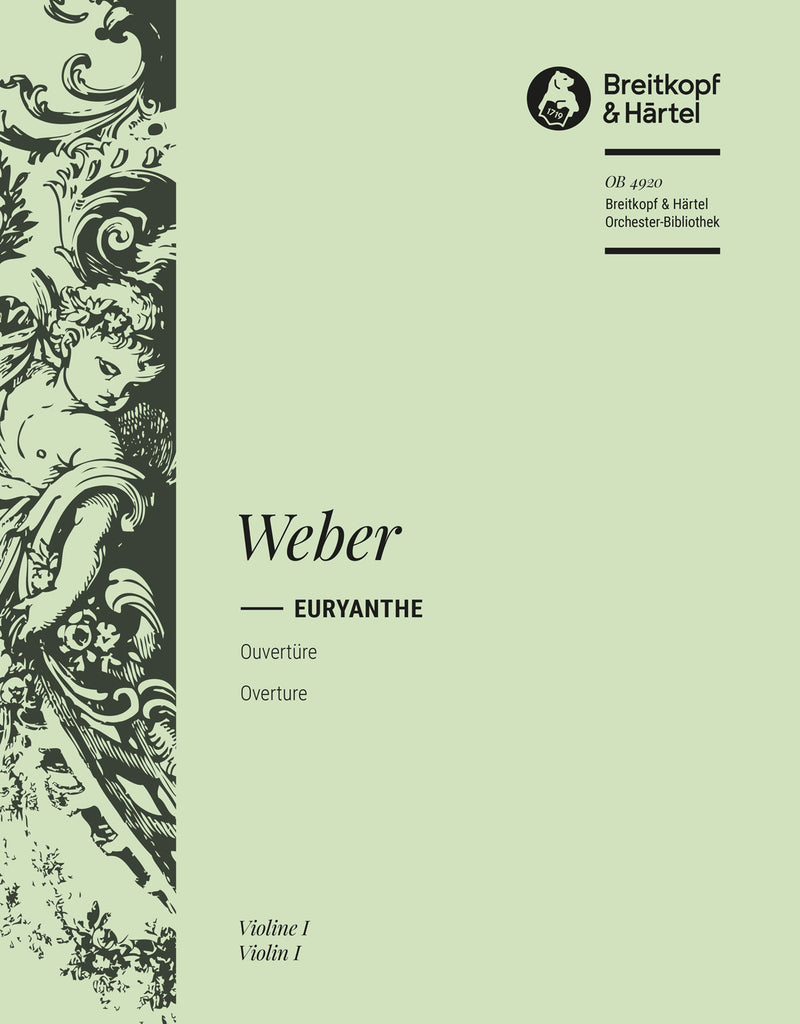 Euryanthe – Overture [violin 1 part]