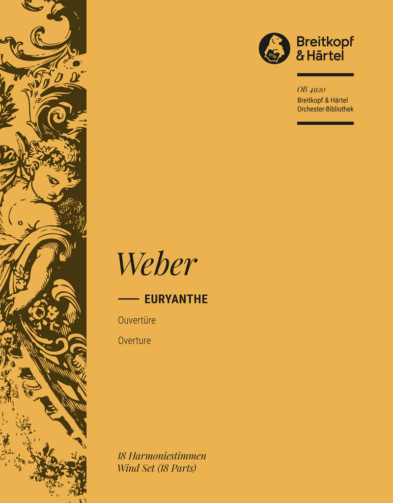 Euryanthe – Overture [wind parts]