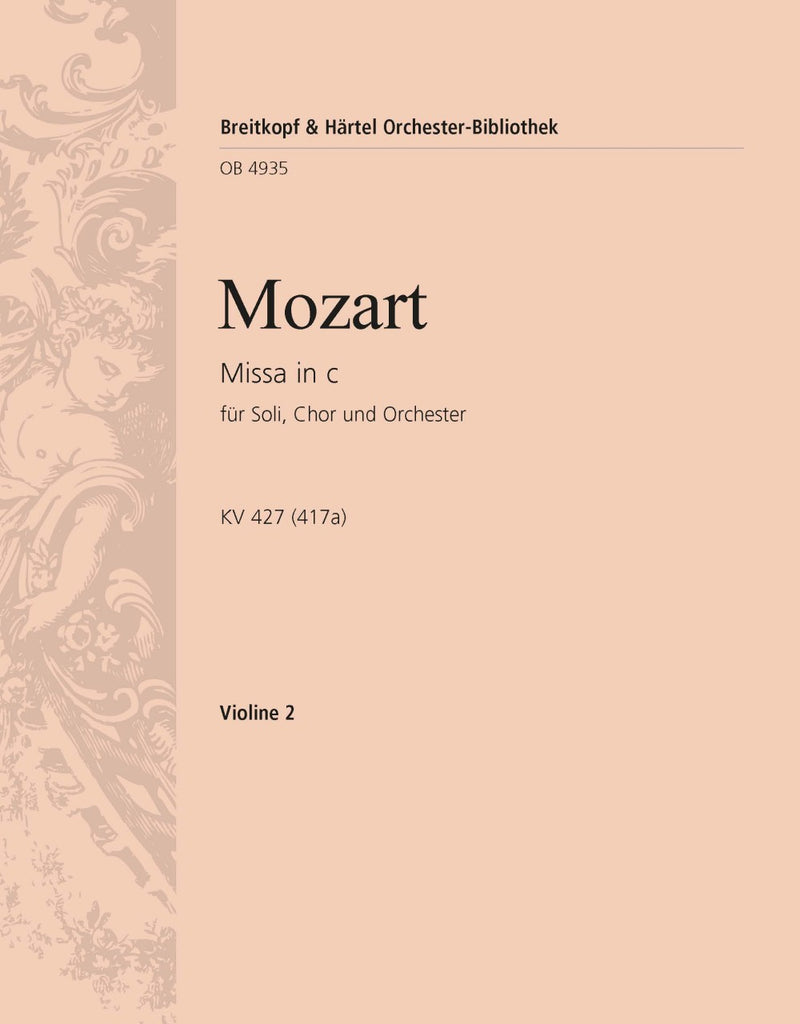 Mass in C minor K. 427 (417a) [violin 2 part]