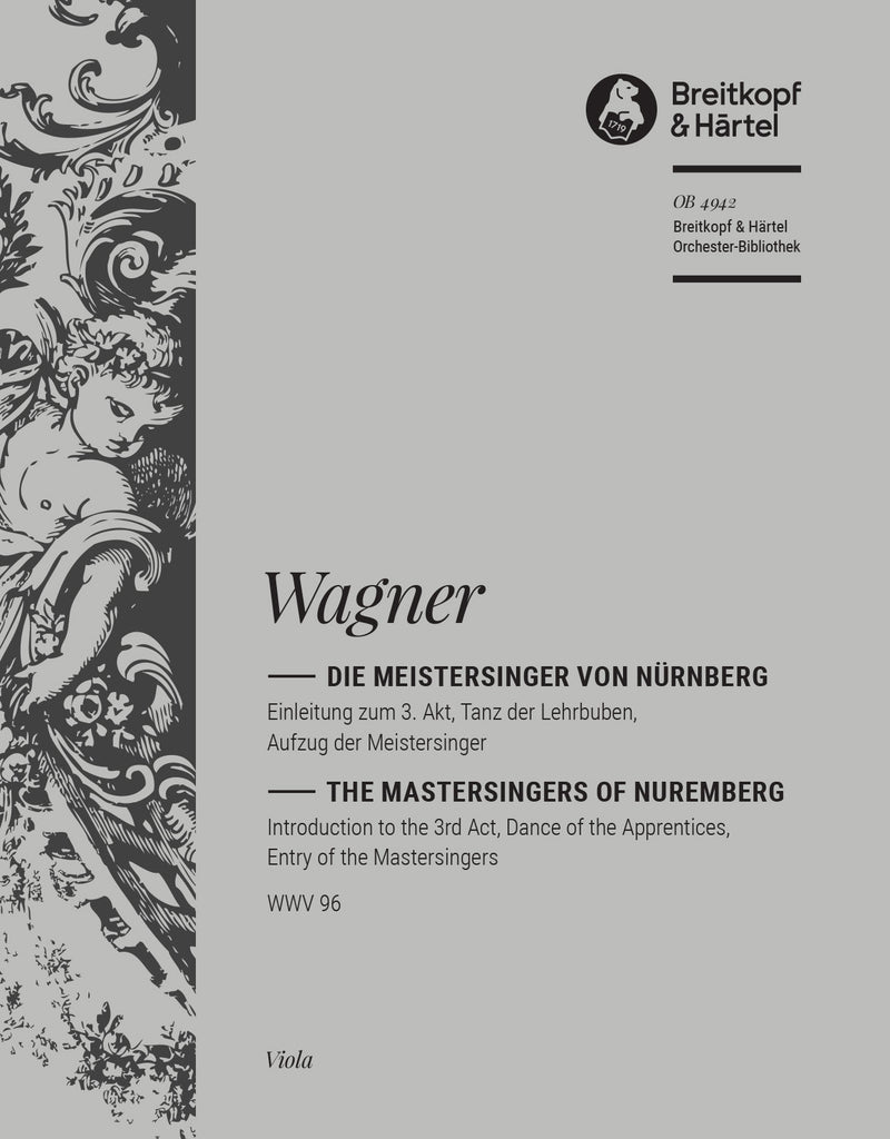 Die Meistersinger – Einleitung zum 3. Akt WWV 96 [viola part]