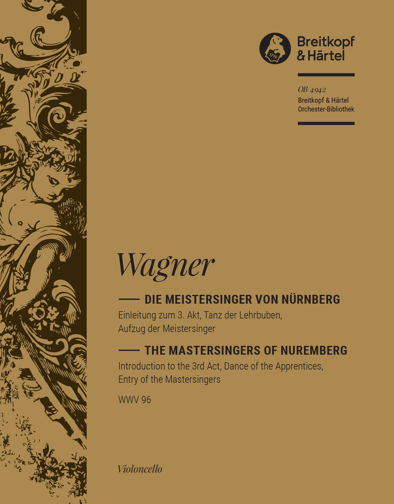 Die Meistersinger – Einleitung zum 3. Akt WWV 96 [violoncello part]