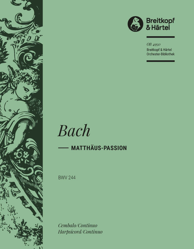 Matthäus-Passion BWV 244 [organ/harpsichord part, choir 2]